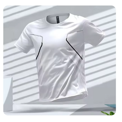Camiseta deportiva para hombre con estampado gráfico moderno – AXEL