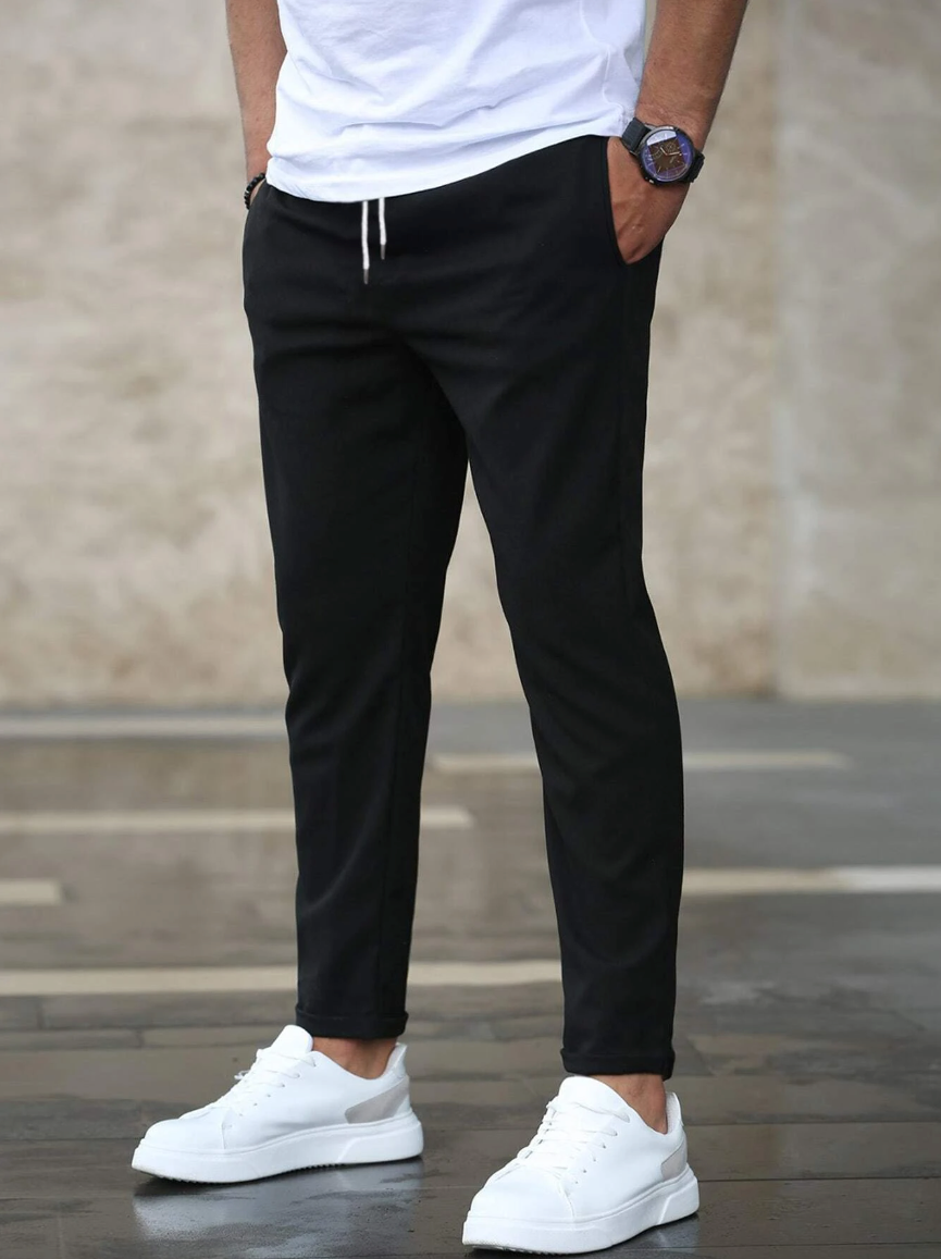 Pantalón para hombre con tejido elástico cómodo – DOUWE