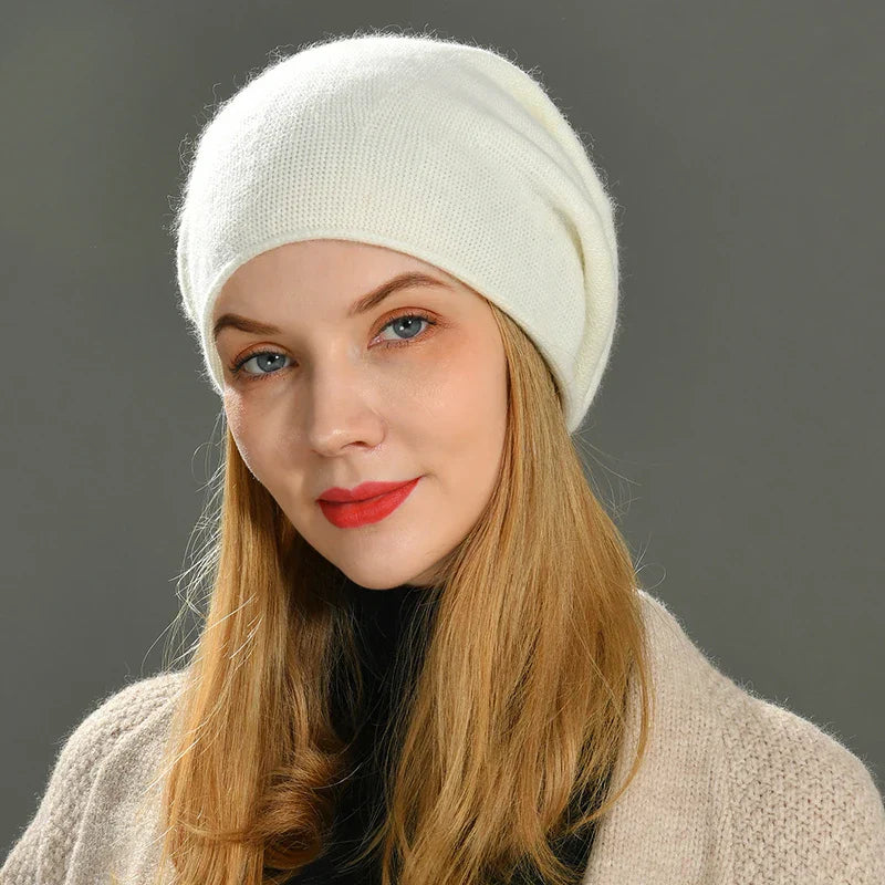 YASMINA – Gorro de punto para mujer con diseño moderno y tejido suave