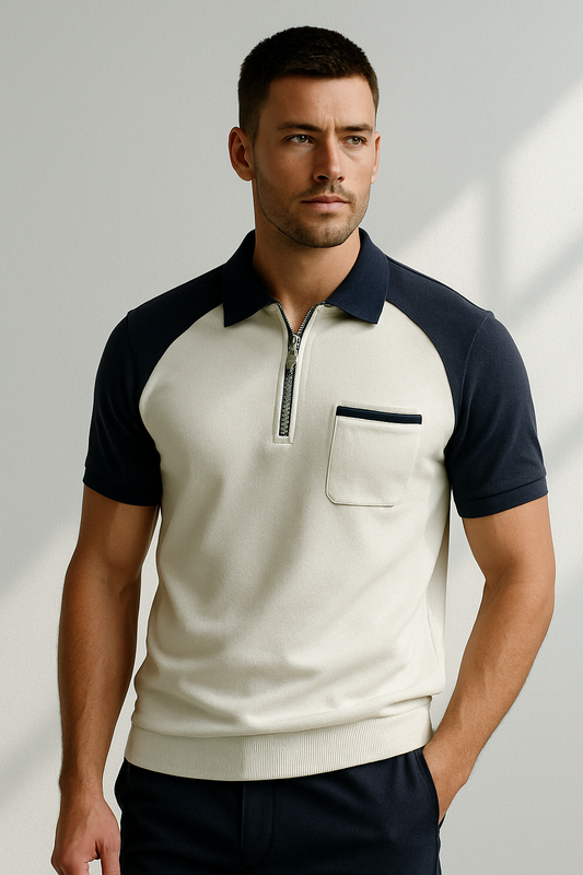 Polo entallado para hombre con estilo moderno – Silviero