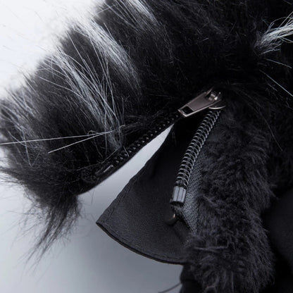 EMILVAN – Abrigo de invierno para hombre con capucha y forro de piel sintética