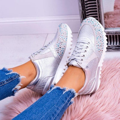 Zapatillas modernas con estampado llamativo para mujer – Gwenora