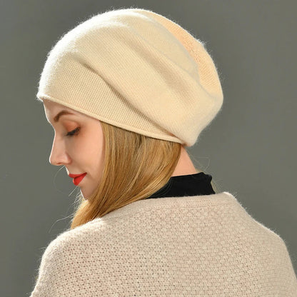 YASMINA – Gorro de punto para mujer con diseño moderno y tejido suave
