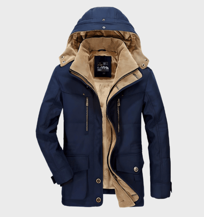 Abrigo acolchado de invierno para hombre con capucha – BRENTOR