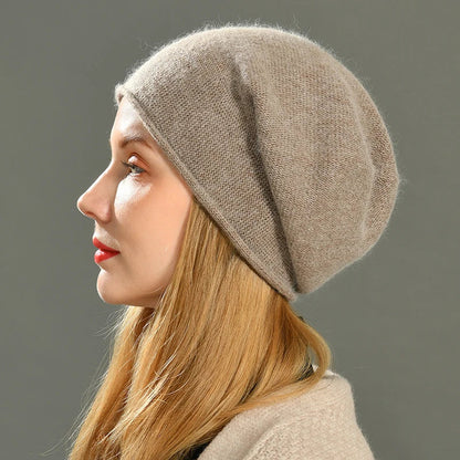 YASMINA – Gorro de punto para mujer con diseño moderno y tejido suave