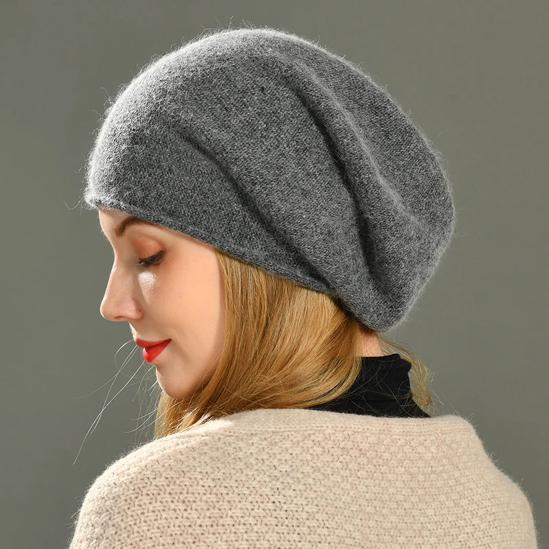 YASMINA – Gorro de punto para mujer con diseño moderno y tejido suave