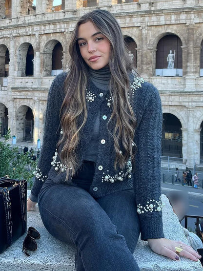 FRANCHESCA - Chaqueta de punto moderna para mujeres