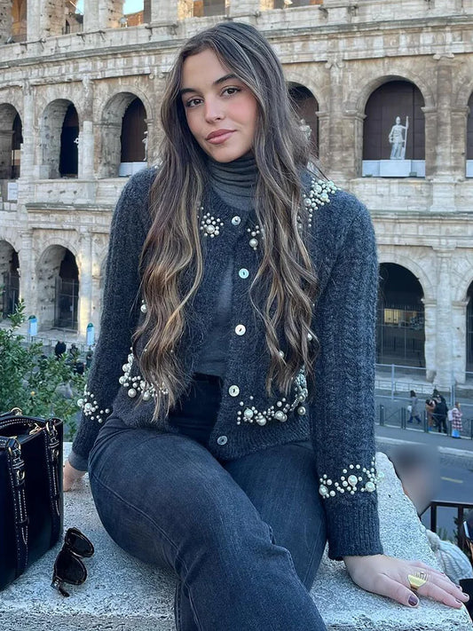 FRANCHESCA - Chaqueta de punto moderna para mujeres