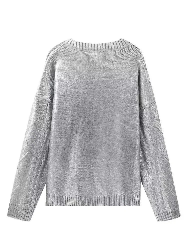 LYNN - Suéter de punto trenzado con estilo para mujeres