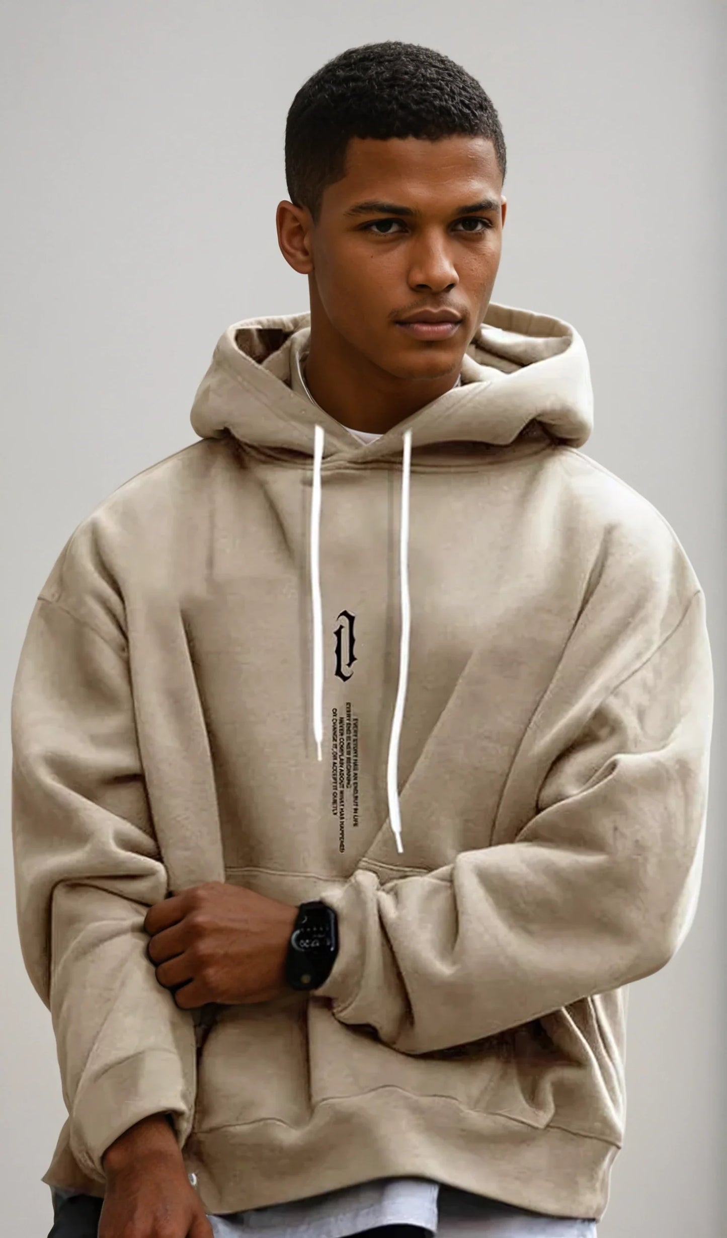 Sudadera de hombre con capucha y ajuste amplio – MASEN