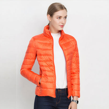 ILSE - Chaqueta ligera de plumón estilo Urban Chic para mujeres