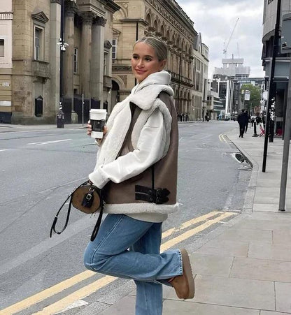 METTE - Chaqueta estilo teddy con estilo para mujeres