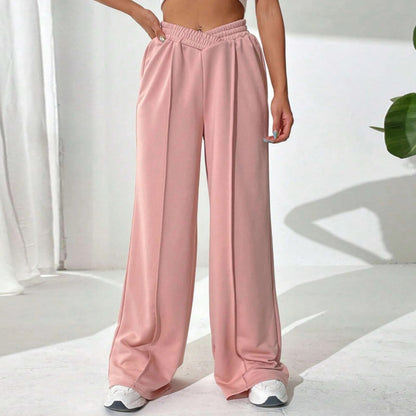 Pantalón ancho de mujer con estilo moderno y corte fluido – JESSIKA