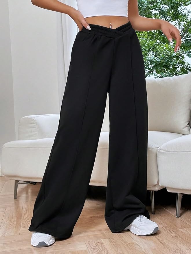 Pantalón ancho de mujer con estilo moderno y corte fluido – JESSIKA