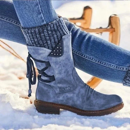 Botines cálidos de invierno para mujer con diseño cómodo – JULIANA
