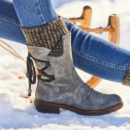 Botines cálidos de invierno para mujer con diseño cómodo – JULIANA