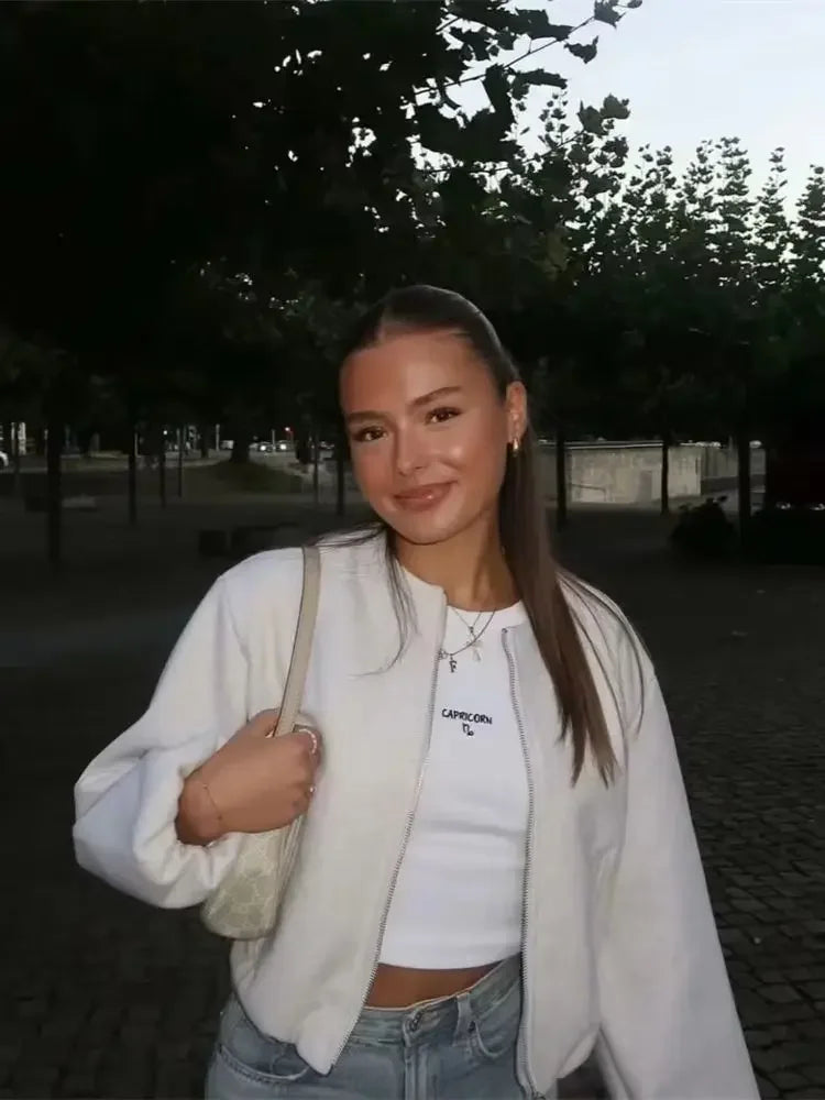 Chaqueta elegante y cómoda de entretiempo para mujer – KAROLIN