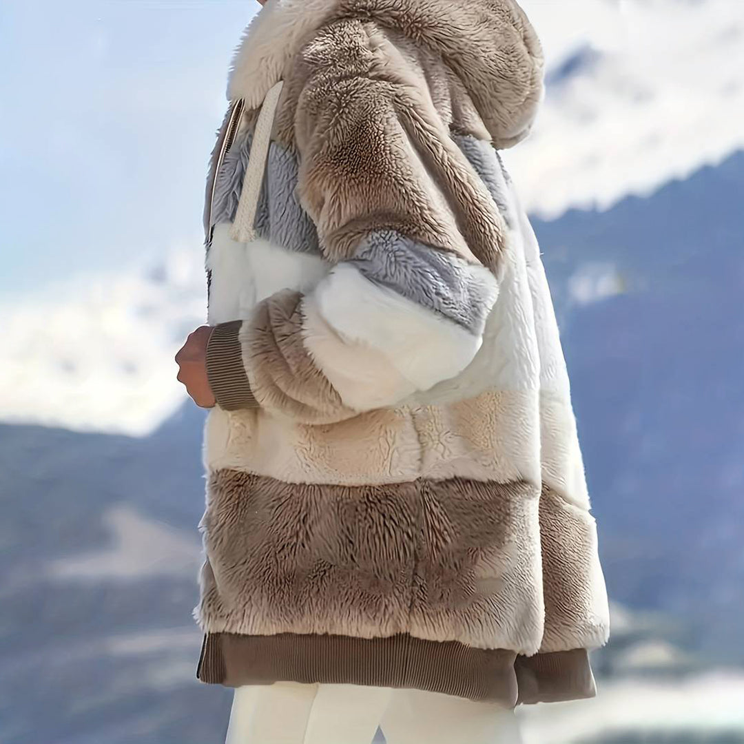 HARRIET - Chaqueta de forro polar con capucha para mujeres