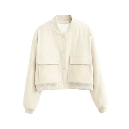 Cazadora bomber de entretiempo para mujer con estilo moderno – KRISTIN