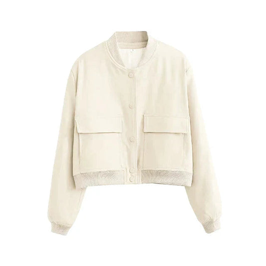 Cazadora bomber de entretiempo para mujer con estilo moderno – KRISTIN