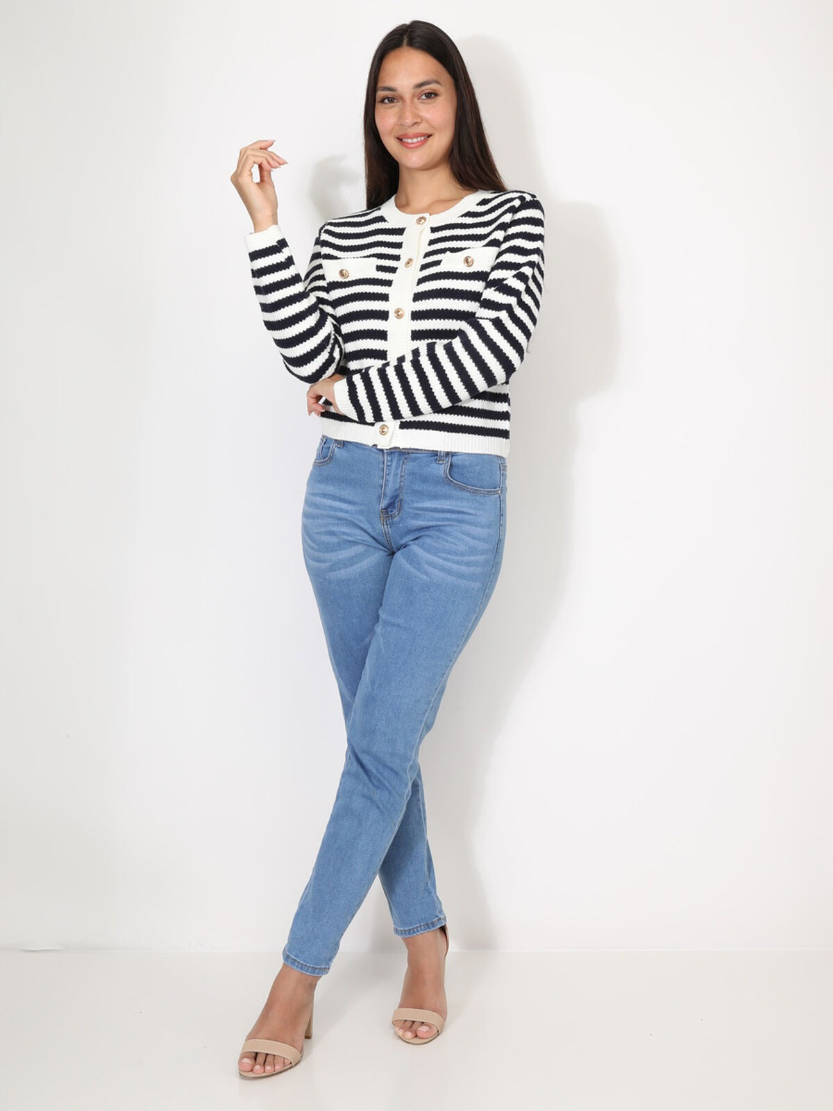 NOVELYN - Chaqueta de punto chic para mujeres