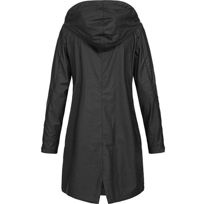 Chaqueta impermeable y transpirable de mujer con diseño elegante – LAURA