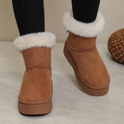 ZAHARA - Botas de invierno altas con suela gruesa para mujeres