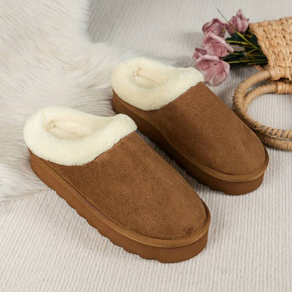BRIDGET - Zapatillas de casa cálidas con suela gruesa para mujeres