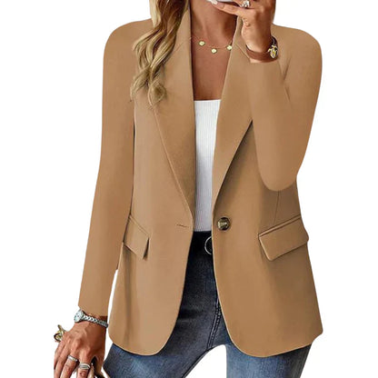 Blazer entallada de estilo sastre para mujer – CELENE