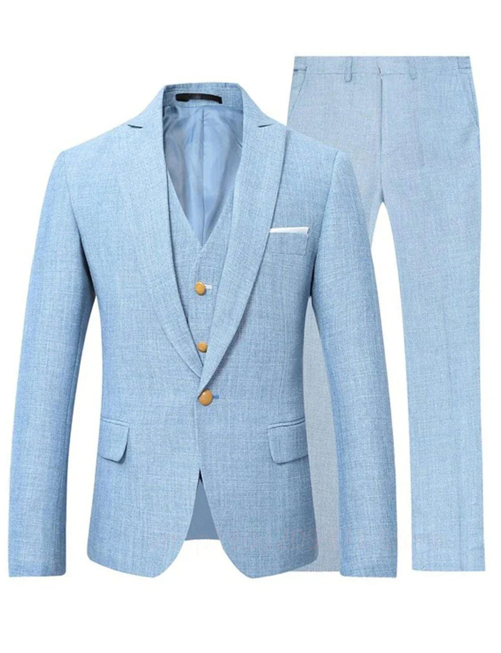Conjunto masculino de blazer y pantalón slim fit – VESTARO