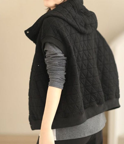 Clover - Chaleco acolchado con capucha para mujer