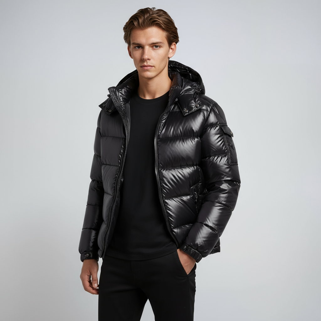 Chaqueta acolchada de invierno para hombre con capucha – KELVIN