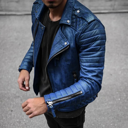 Chaqueta Biker de Hombre Elegante y Cómoda – MARKO