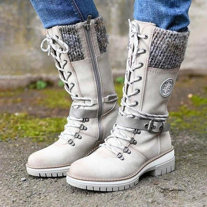 Botas de invierno cómodas para mujer con cremallera lateral – MELANIE