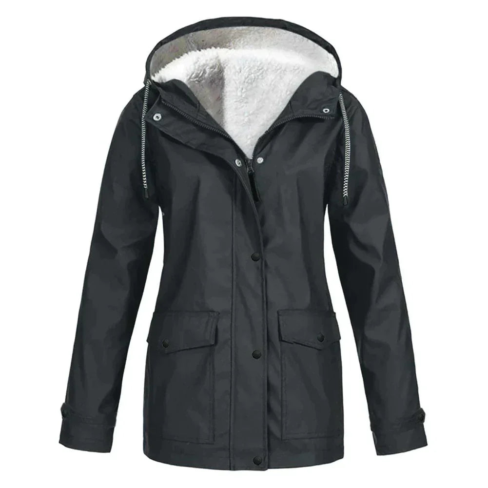 Chaqueta impermeable de mujer con diseño moderno – MELINA