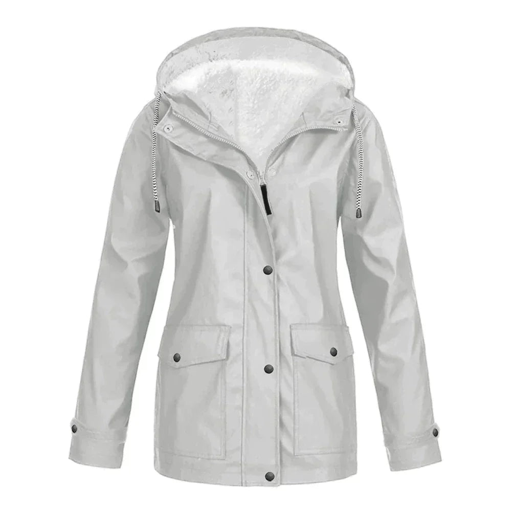 Chaqueta impermeable de mujer con diseño moderno – MELINA
