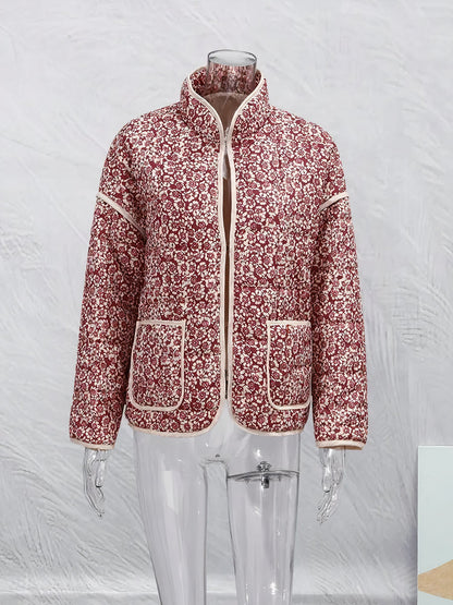 LIV - Chaqueta floral vintage para mujeres