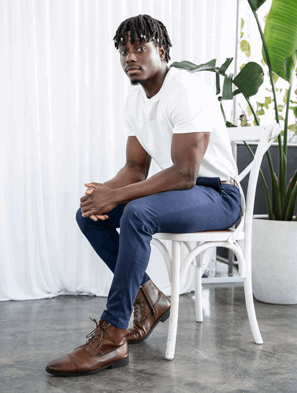 Pantalón elástico de hombre con ajuste cómodo y moderno – NOA