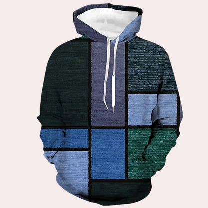 GAEL - Sudadera de punto con capucha para hombre