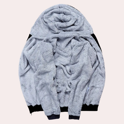 MATEO - Sudadera con capucha y mangas en contraste para hombre