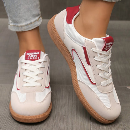 Zapatillas bajas de mujer con cordones y suela deportiva – ZINA