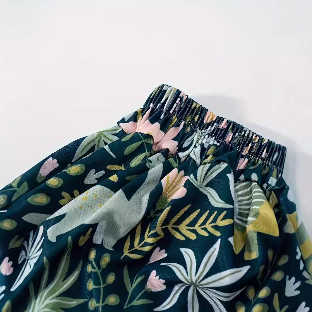 Falda de mujer corte en A con cintura elástica – CANDELARIA