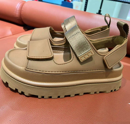 Sandalias chunky de mujer con tiras anchas y velcro – RUT