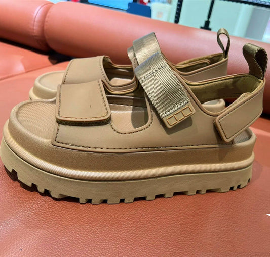 Sandalias chunky de mujer con tiras anchas y velcro – RUT