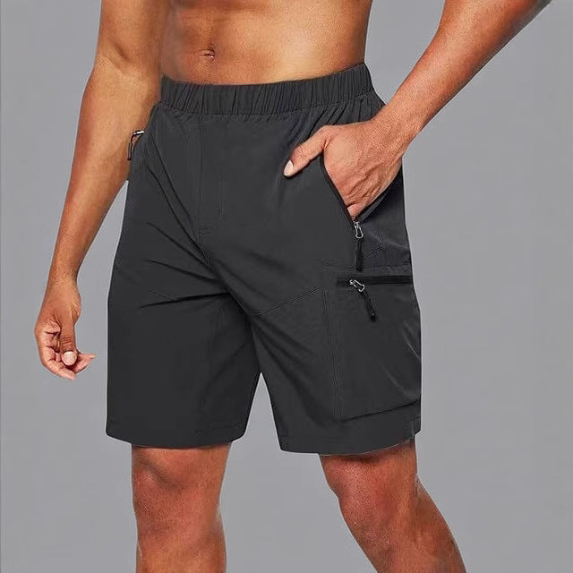Short deportivo de hombre con bolsillos con cremallera – SYLVAIN