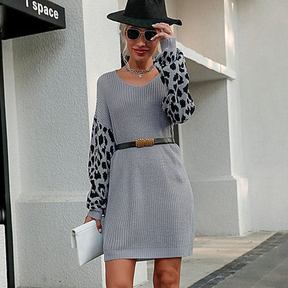 Vestido de punto para mujer con mangas largas – ZULEMA