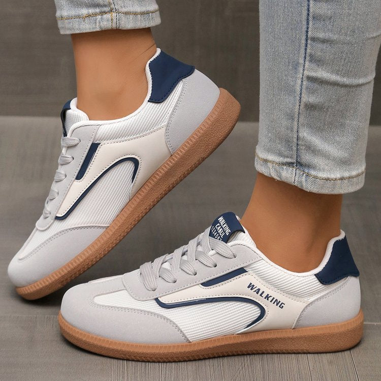 Zapatillas bajas de mujer con cordones y suela deportiva – ZINA