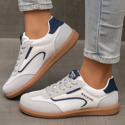 Zapatillas bajas de mujer con cordones y suela deportiva – ZINA