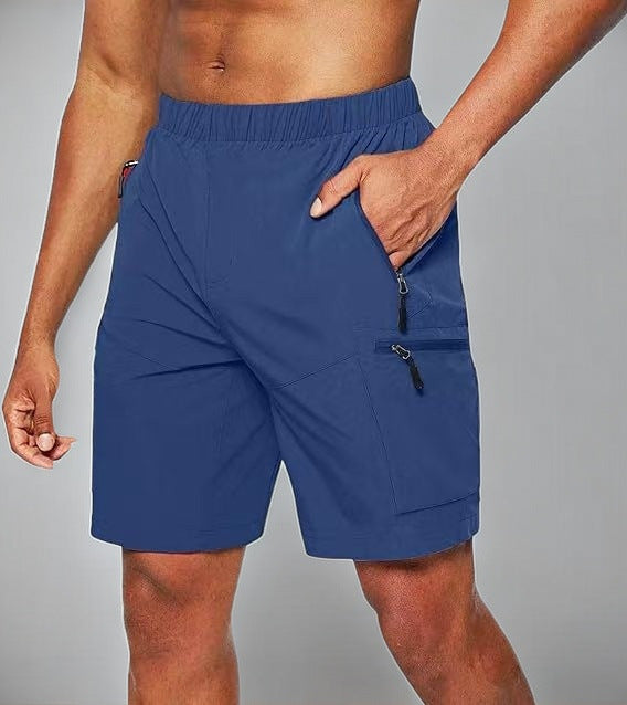Short deportivo de hombre con bolsillos con cremallera – SYLVAIN