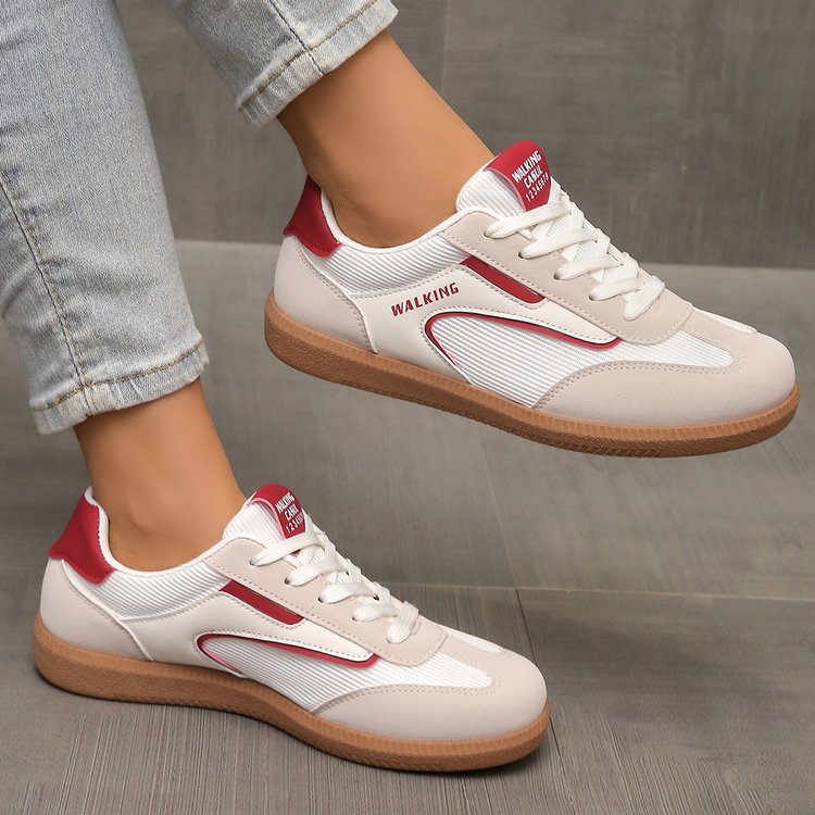 Zapatillas bajas de mujer con cordones y suela deportiva – ZINA